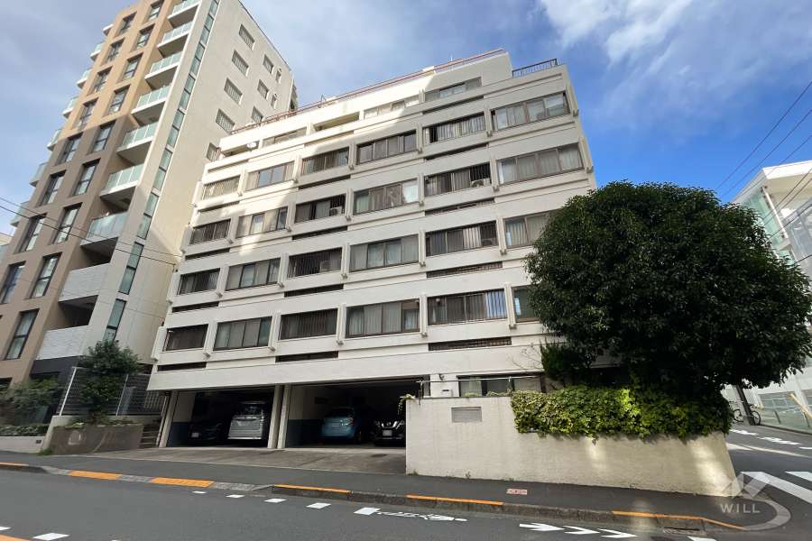 コープ市ヶ谷の外観（南西側から）