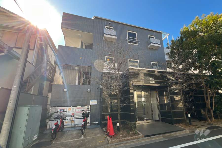 ダイナシティ市谷仲之町の外観（北東側から）