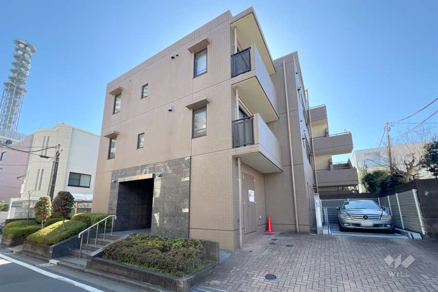 プリンスハイツ市ヶ谷の外観（北側から）