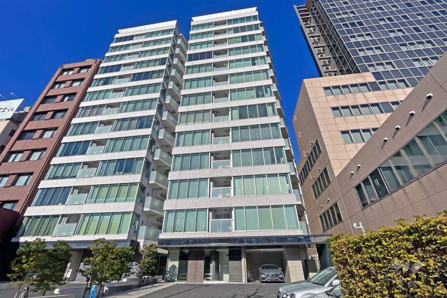 ブランズ市谷田町の外観（東側から）