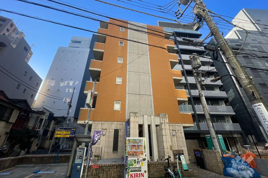 メゾンドヴィレ市ヶ谷の外観（北東側から）