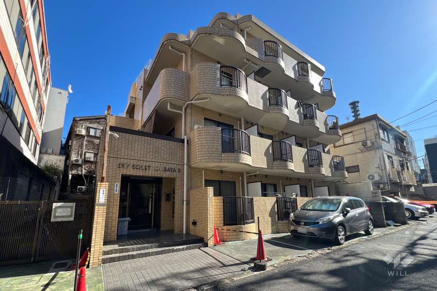 スカイコート市ヶ谷第3の外観（北西側から）