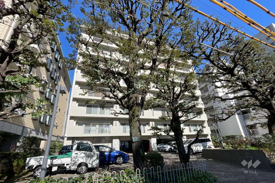 市ヶ谷ハウス（市谷薬王寺町）の外観（南西側から）