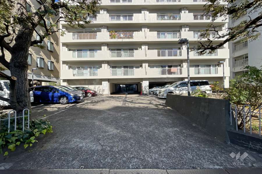 駐車場の出入り口