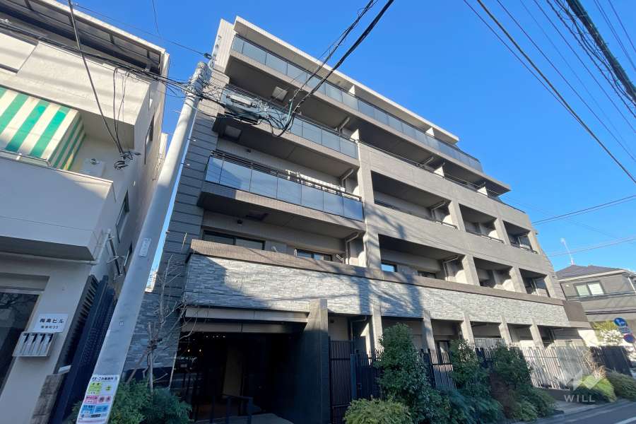 オープンレジデンシア神楽坂若宮町ヒルズの外観（南東側から）