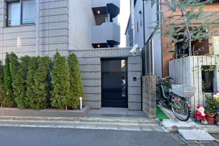 駐輪場の出入り口