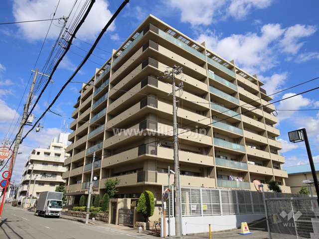 レピア東難波の外観（南西側から）