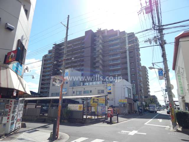 店舗や事務所もありますが、静かで落ち着いた雰囲気の住宅地です。