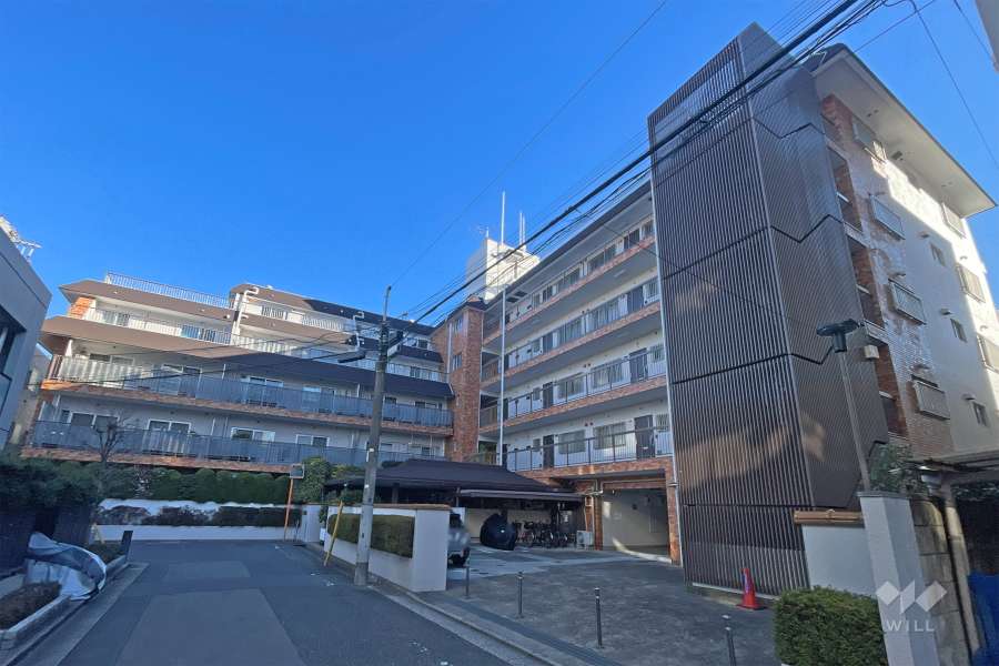 近鉄ハイツ新宿の外観（南西側から）