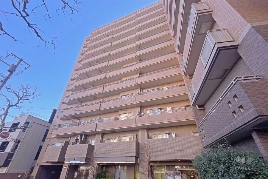 ウィン新宿若松町の外観（南西側から）