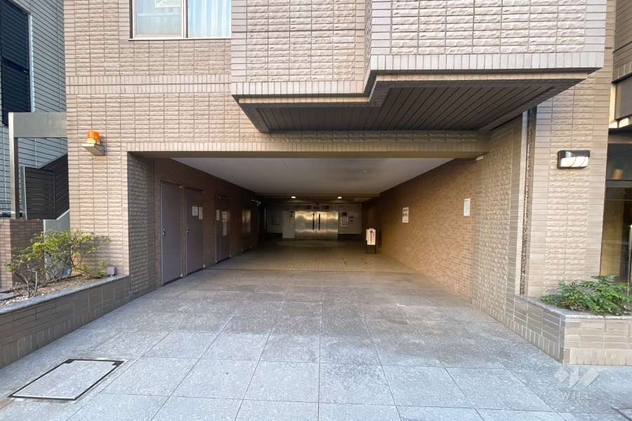 駐車場の出入り口