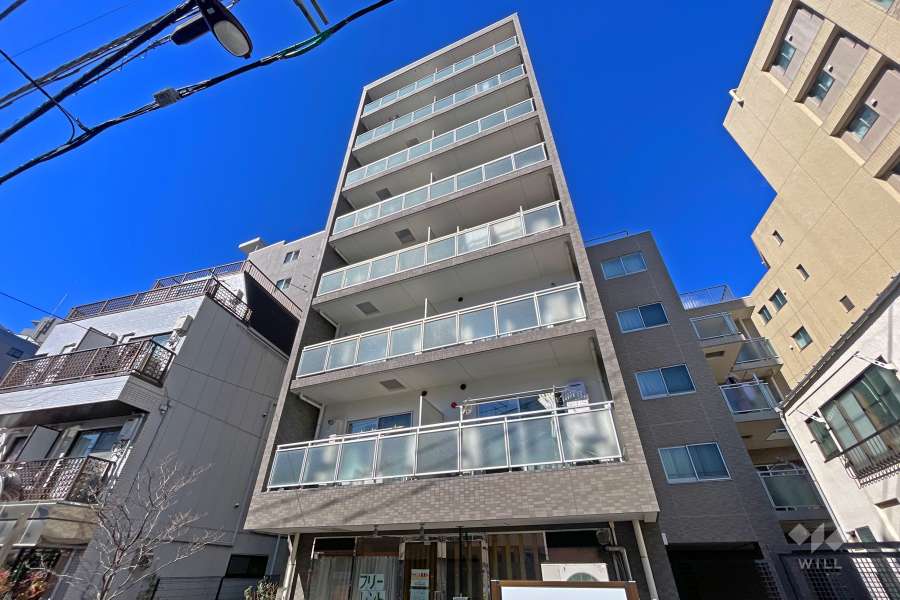 ライトコート四谷の外観（北東側から）