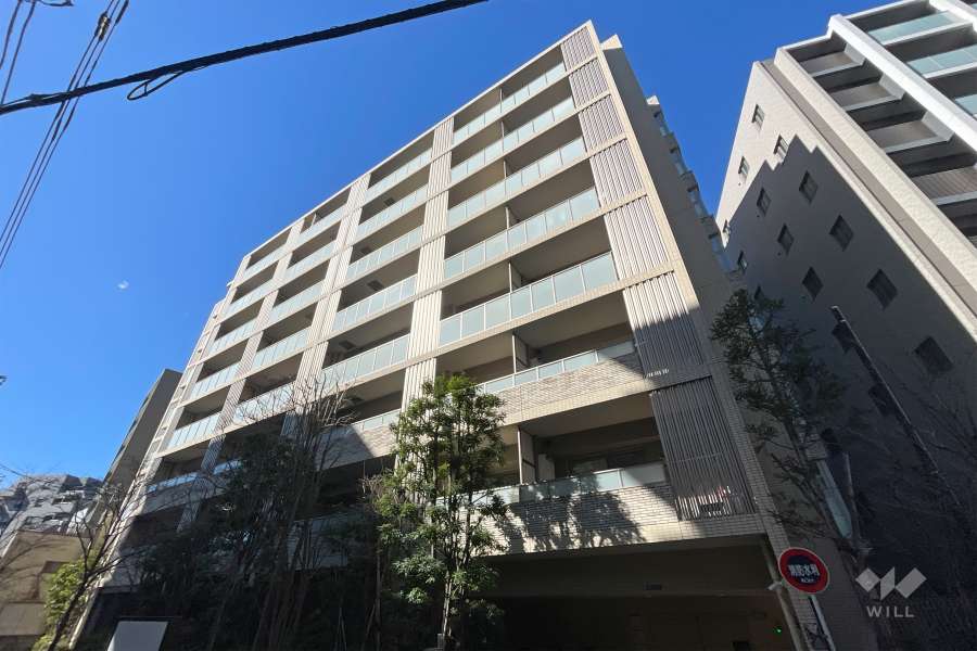 ザ・パークハウス四谷若葉レジデンスの外観（北東側から）