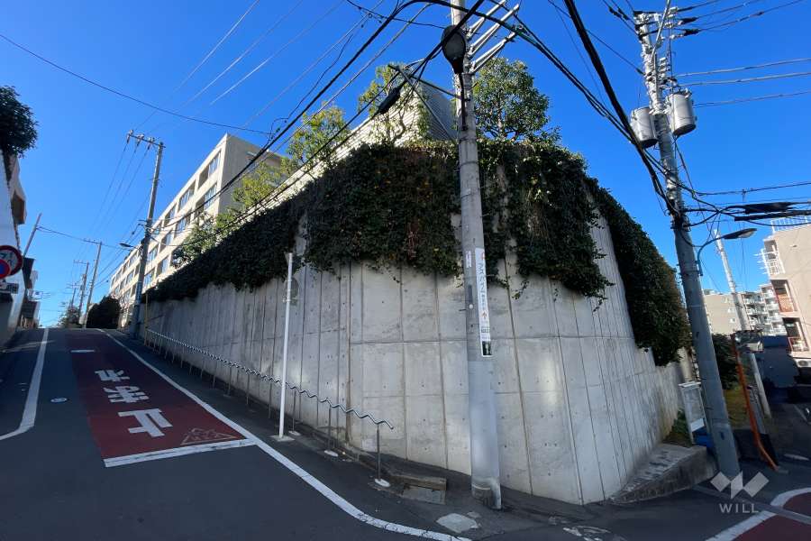 パークハウス四谷の外観（北東側から）