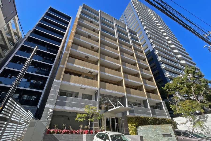 パークホームズ四谷三丁目アーバンレジデンスの外観（南東側から）