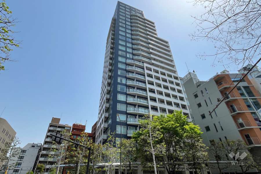 シティタワー四谷の外観（北西側から）