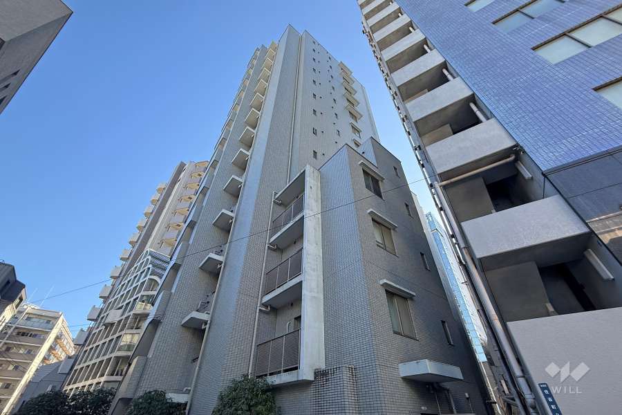 アビテ曙橋の外観（北西側から）