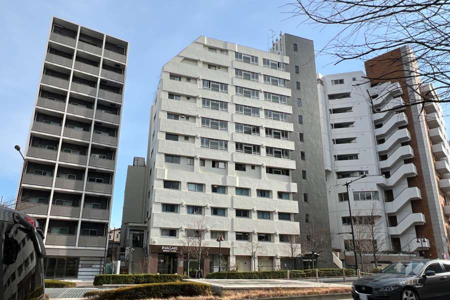 ストークマンション落合の外観（北西側から）