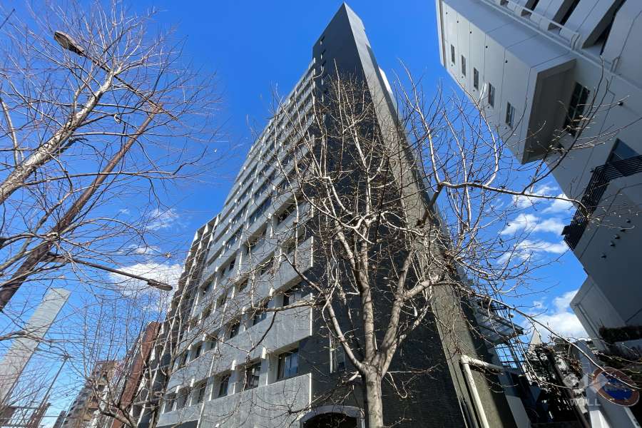 ストークマンション落合の外観（南西側から）