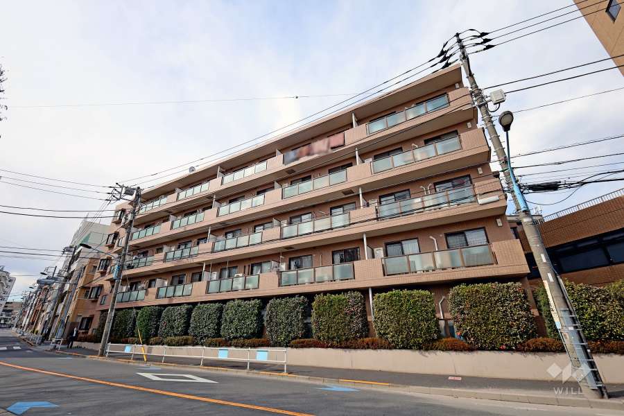 マートルコート下落合の外観（南東側から）