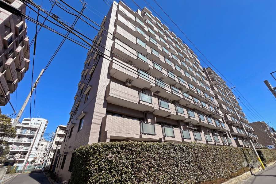 レクセル下落合第２の外観（南西側から）