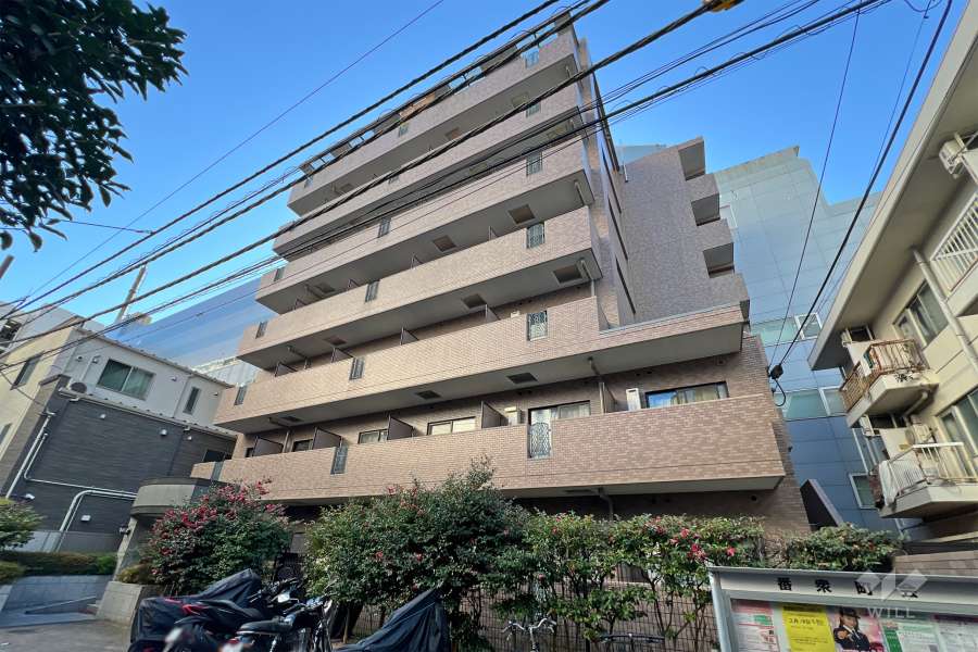 日神パレステージ新宿御苑の外観（北東側から）