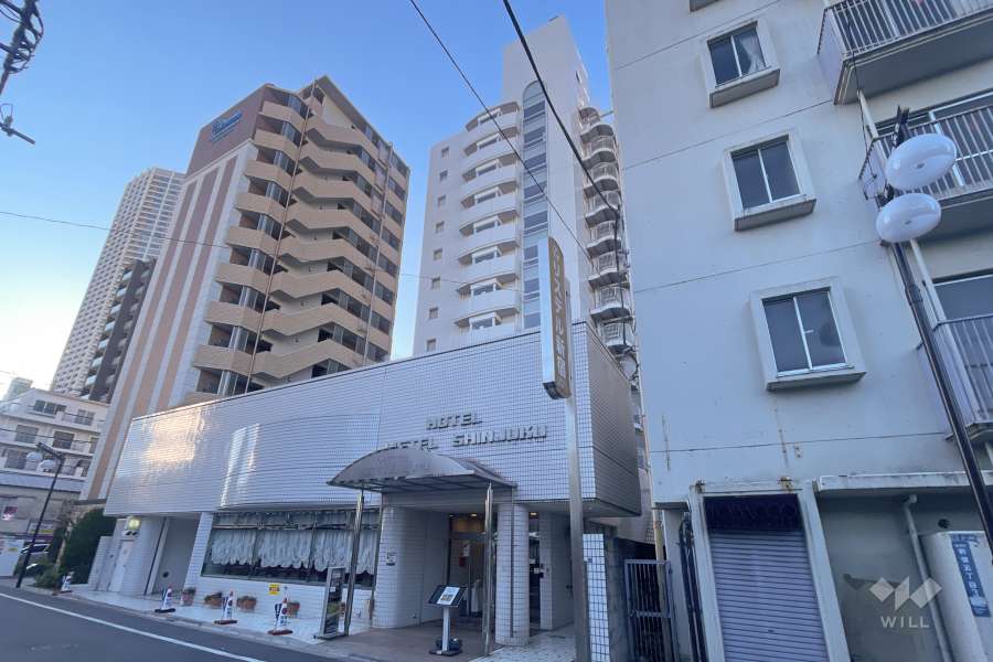 ホテルリステル新宿の外観（北西側から）