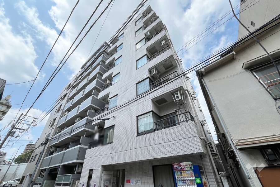 菱和パレス新宿7丁目の外観（南東側から）