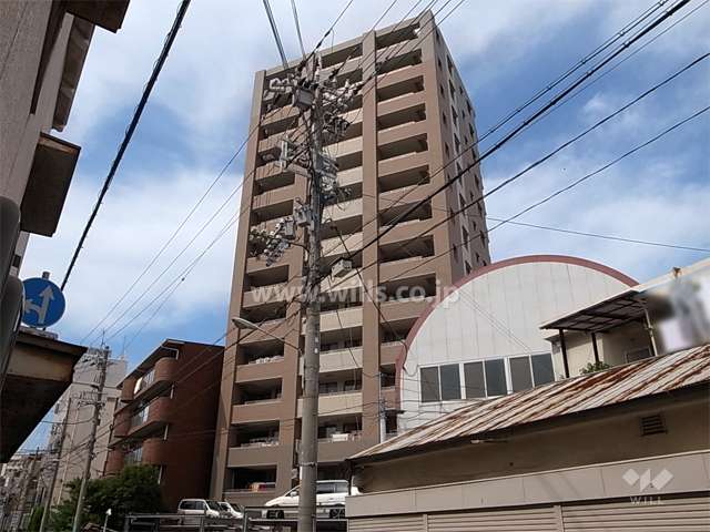 アービング杭瀬宮前公園の外観（南東側から）