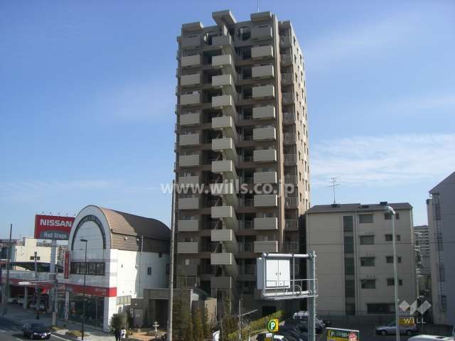 アービング杭瀬宮前公園の外観（北西側から）