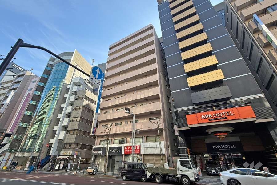 サニープラザ新宿御苑の外観（北西側から）