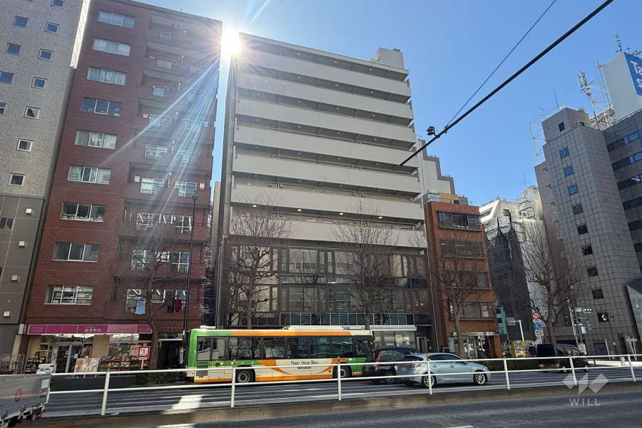 ニューローレルマンションの外観（北東側から）