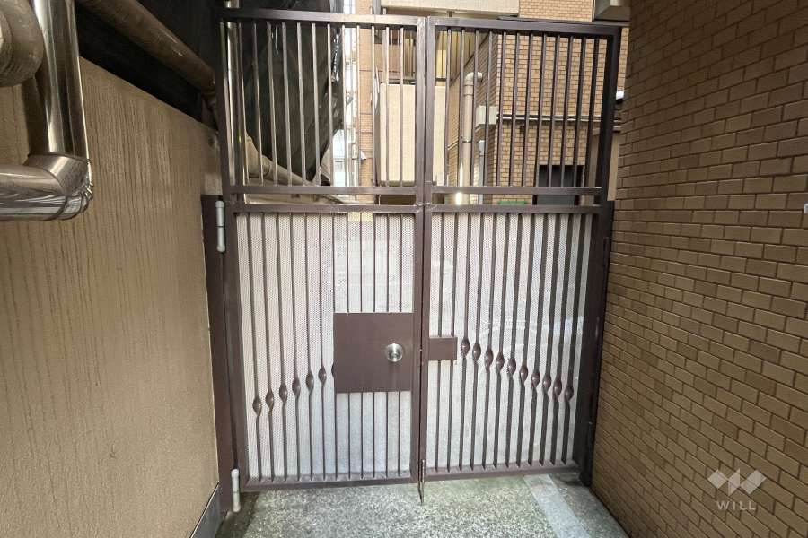 駐輪場の出入り口