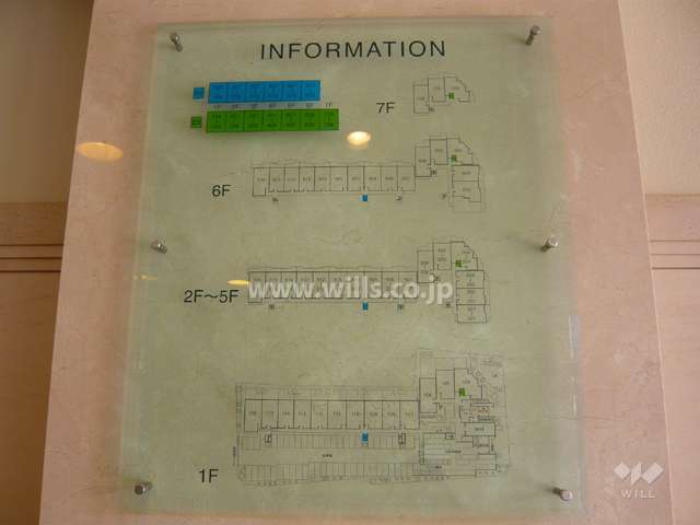 プラウド東園田の敷地配置図
