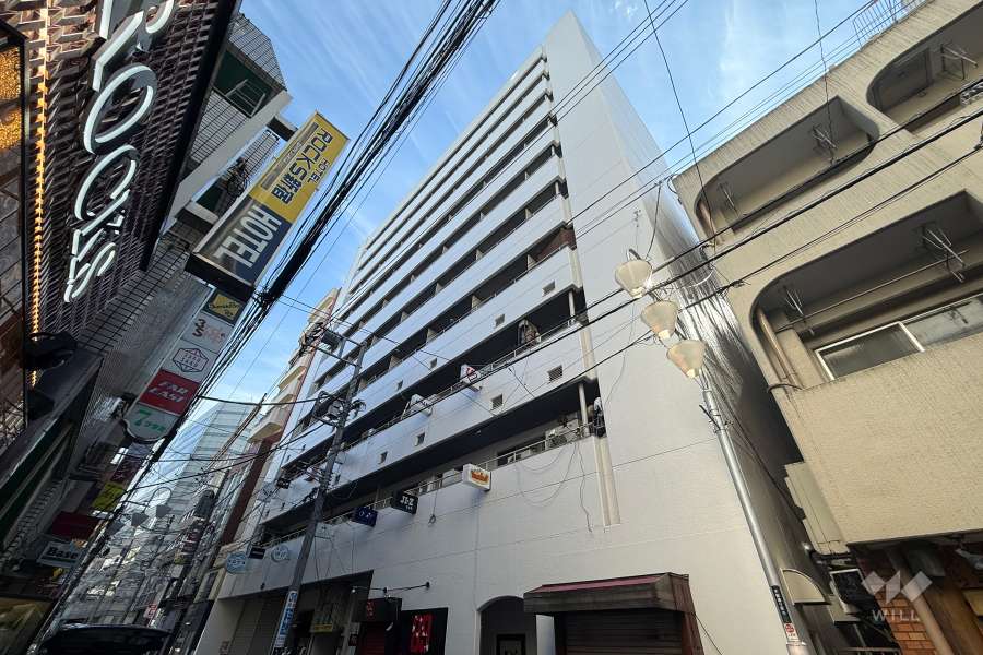 ヴェラハイツ新宿御苑の外観（北側から）