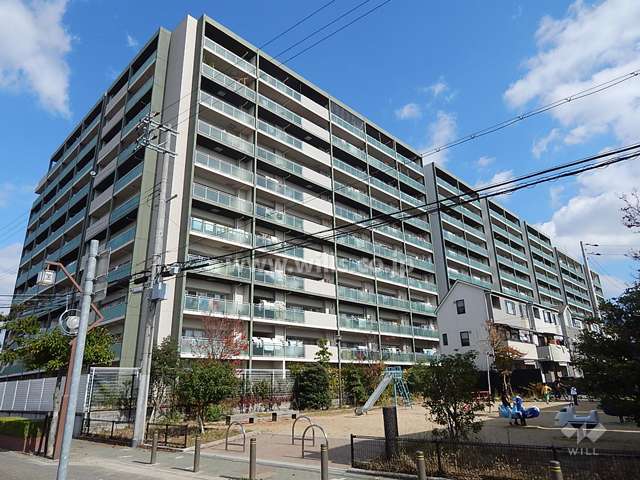 レスタージュ橘通り緑彩館の外観（南西側から）