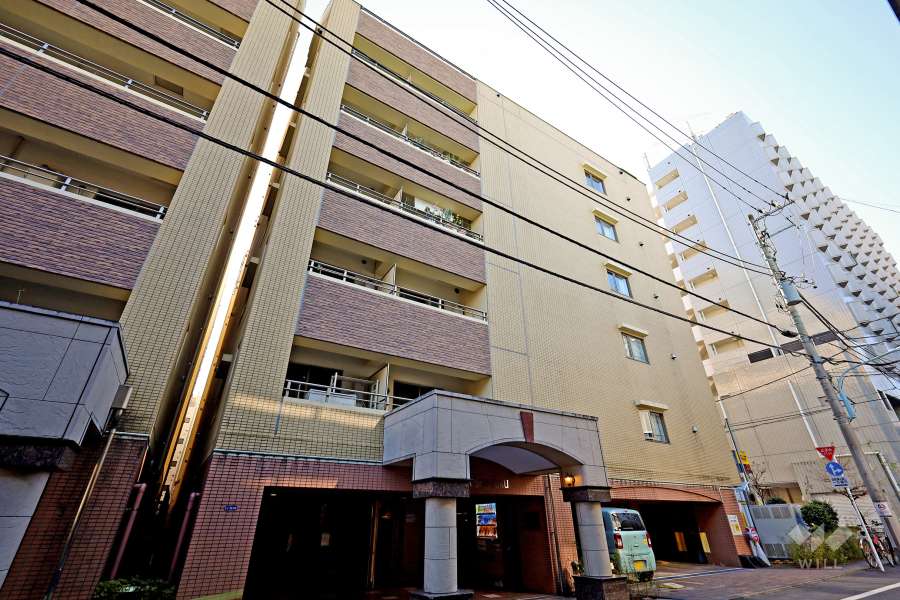 デュオスカーラ新宿の外観（北側から）