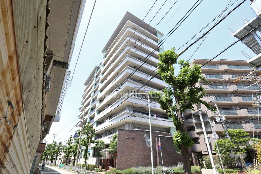 エーベル杭瀬の外観(南東側から)