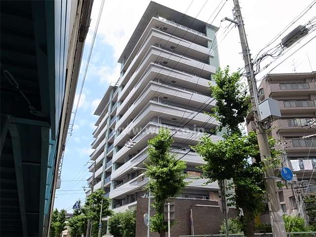 エーベル杭瀬の外観（南東側から）