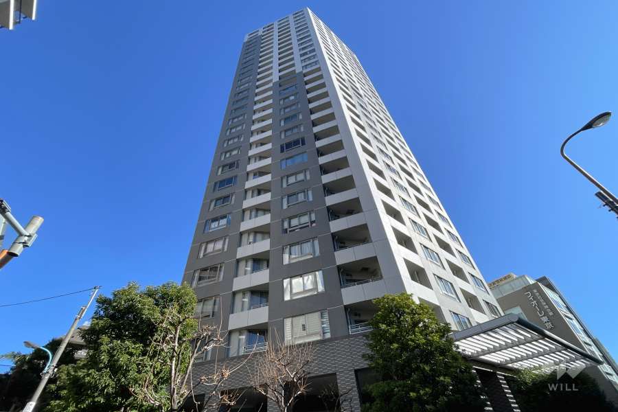 新宿アインスタワーの外観（南西側から）