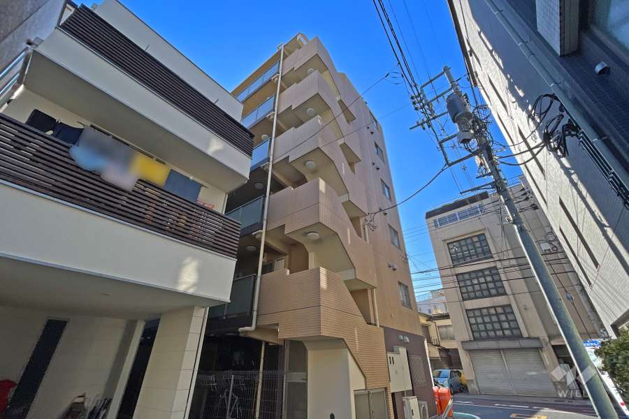 アマヴェル神楽坂の外観（北東側から）