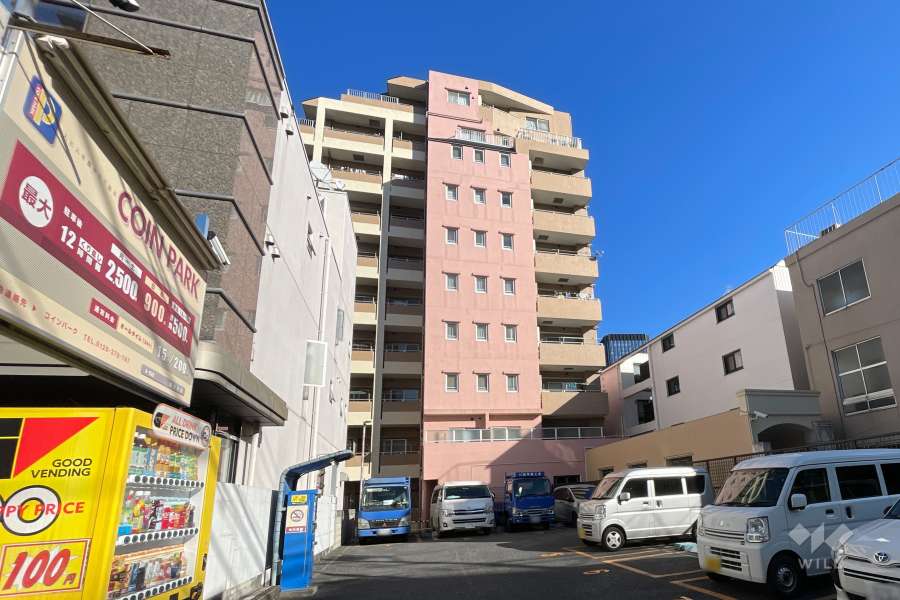 グランスイートラヴィルの外観（北西側から）-