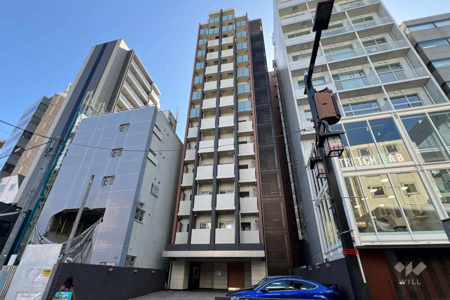 ディヴレ神楽坂の外観（北西側から）