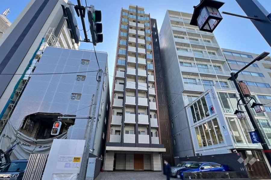 ディヴレ神楽坂の外観（北側から）