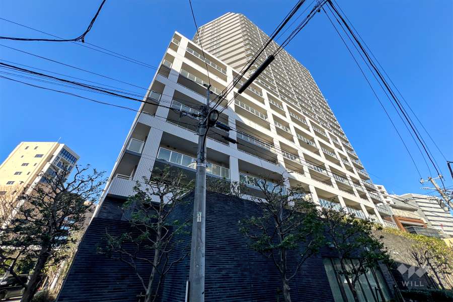 神楽坂アインスタワーの外観（南西側から）