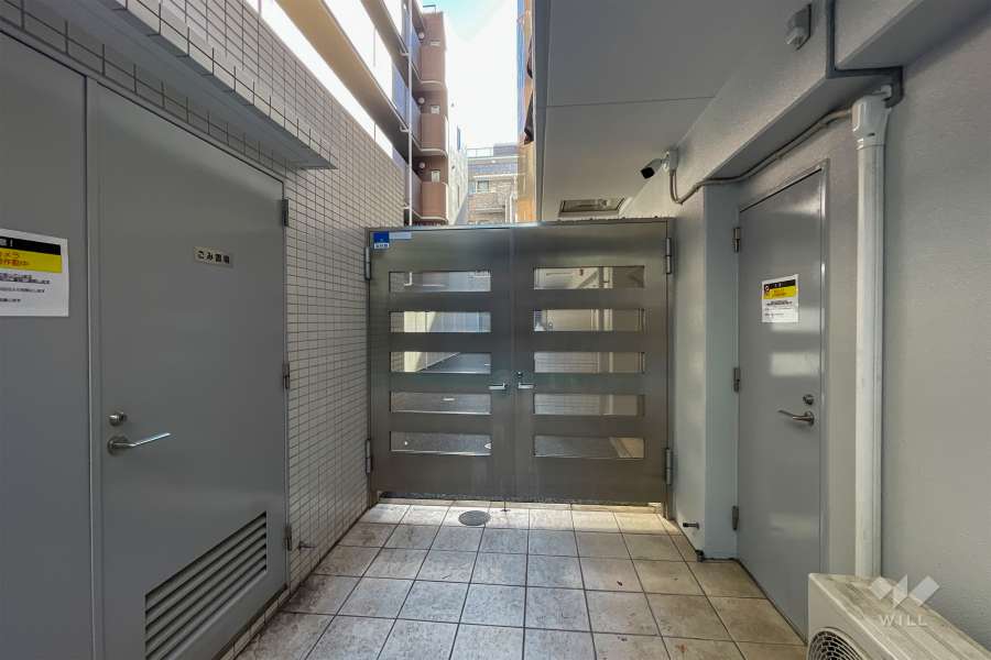 駐輪場の出入り口　