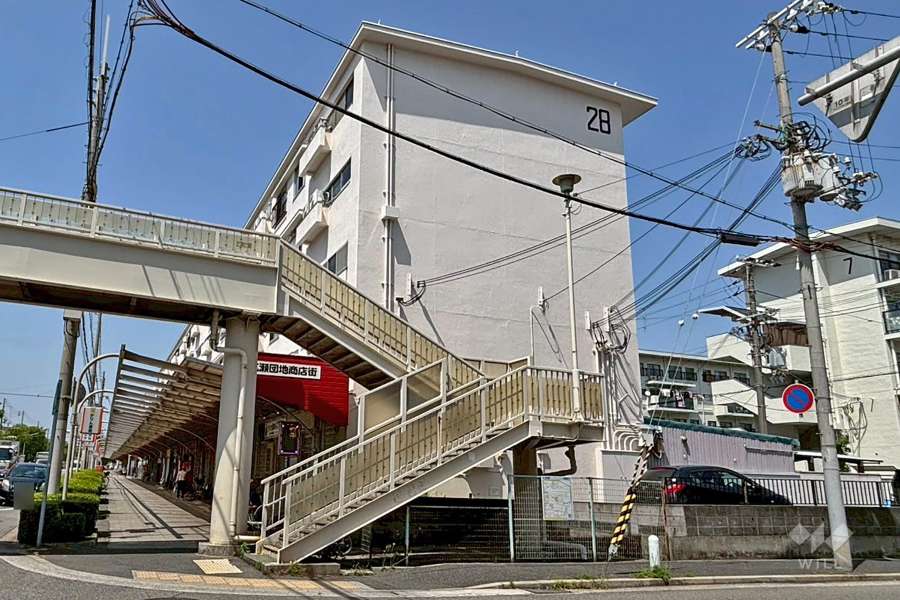 杭瀬第八団地28号棟の外観（南西側から）