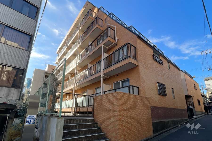 ライオンズマンション西新宿第５の外観（北東側から）