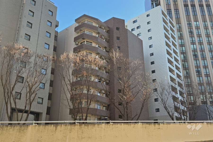 トーカン新宿第2キャステールの外観（北西側から）