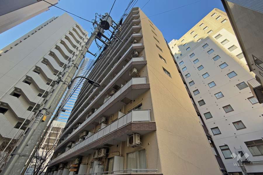 トーカン新宿第2キャステールの外観（東側から）